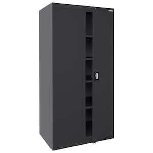 Elite Series Steel Freestanding Garage Cabinet in Black (36 in. W x 72 in. H x 18 in. D)