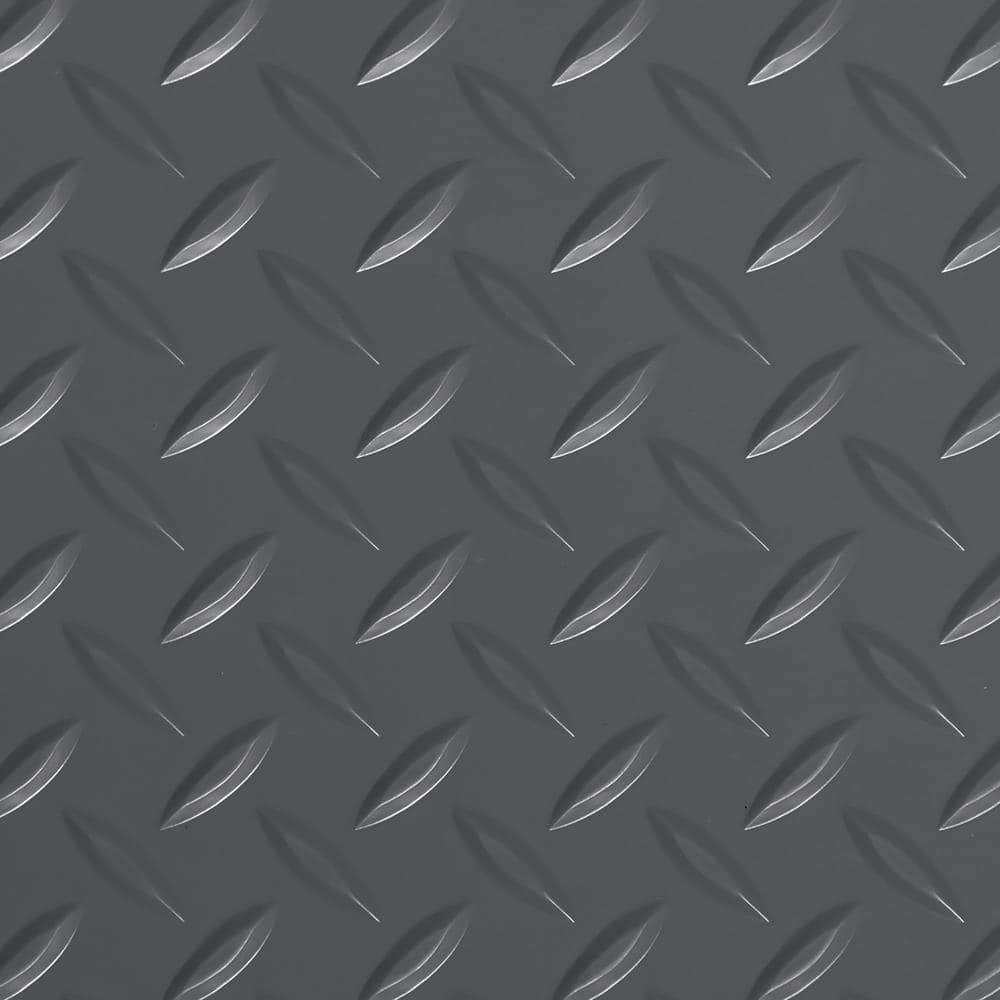 Diamond Tread 8.5 ft. x 22 ft. Slate Grey Commercial Grade Vinyl Garage Flooring Cover and Protector price history on PriceWatchPro