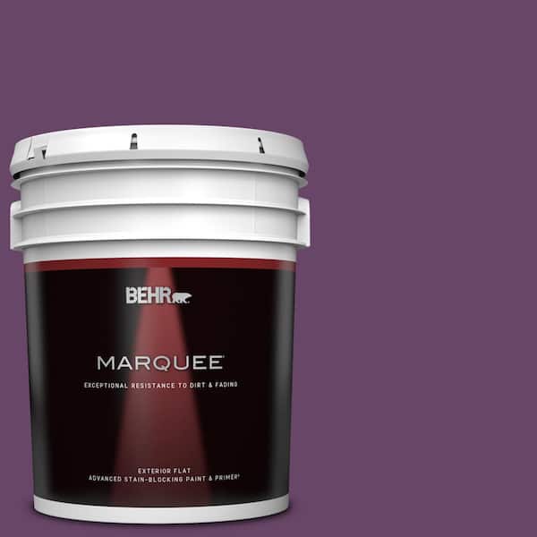 BEHR MARQUEE 5 gal. #P100-7 Sultana Flat Exterior Paint & Primer