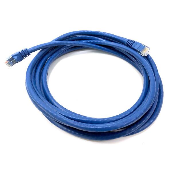 10 Pack 14FT Blue CAT5e Ethernet Patch Cable Non Booted 10 Pack 14FT Blue CAT5e Ethernet Patch Cable Non Booted
