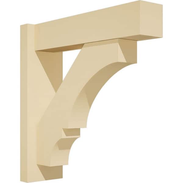 Ekena Millwork Balboa 5 in. W x 18 in. H x 18 in. D Signature Urethane Polyurethane Outlooker with Block Ends