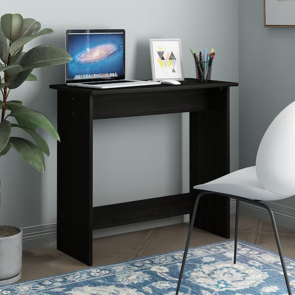 Furinno 32 in. Rectangular Espresso Computer Desk with Solid Wood Material