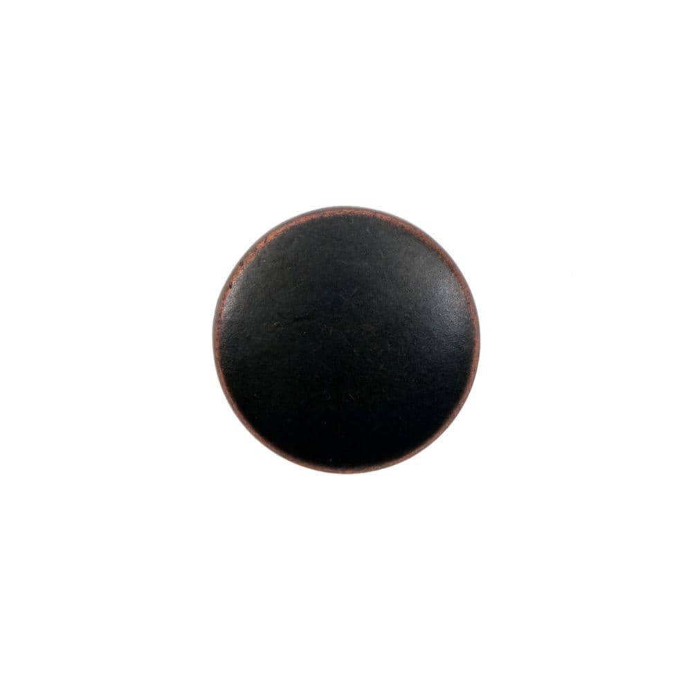 Selma Oil Rubbed Bronze Round Cabinet Knob with Mounting Hardware
