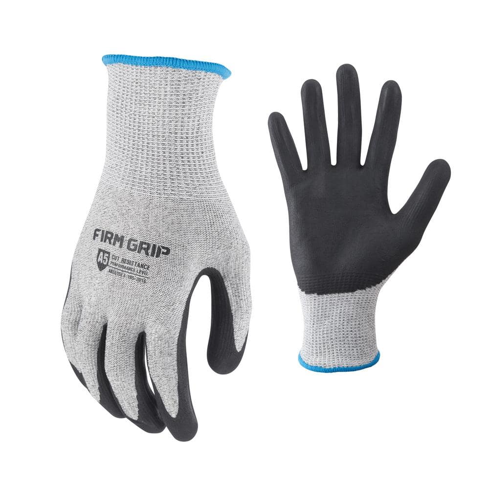 FIRM GRIP Large ANSI A5 Cut Resistant Work Gloves (2-Pack) 65222-021 - The  Home Depot