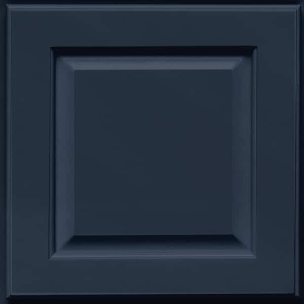 KraftMaid 14-5/8 in. x 14-5/8 in. Cabinet Door Sample in Midnight