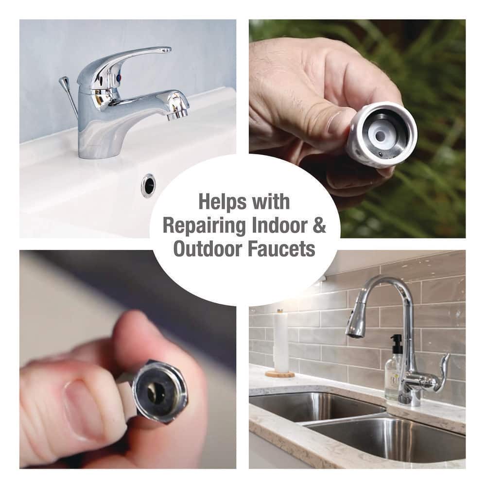 Assorted Rubber and Metal Faucet Washer Kit (42 Pieces)
