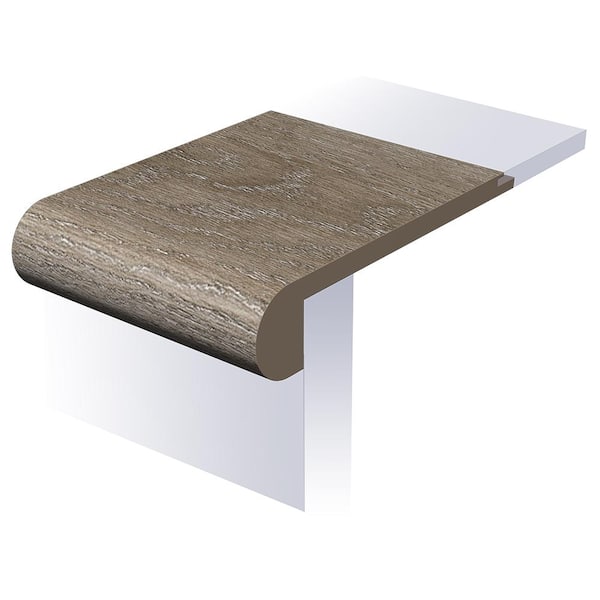 Selkirk Windy Pappagallo 1 in. T x 4-1/2 in. W x 94 in. L Waterproof Flush Stair Nose Moulding
