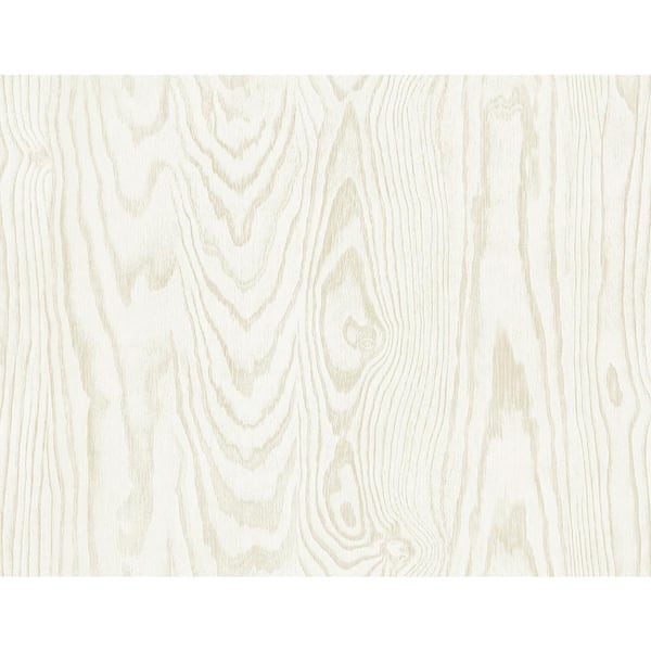 Seabrook Designs 60.75 sq. ft. Washed Grain Kyoto Faux Woodgrain Stringcloth Paper Unpasted Wallpaper Roll