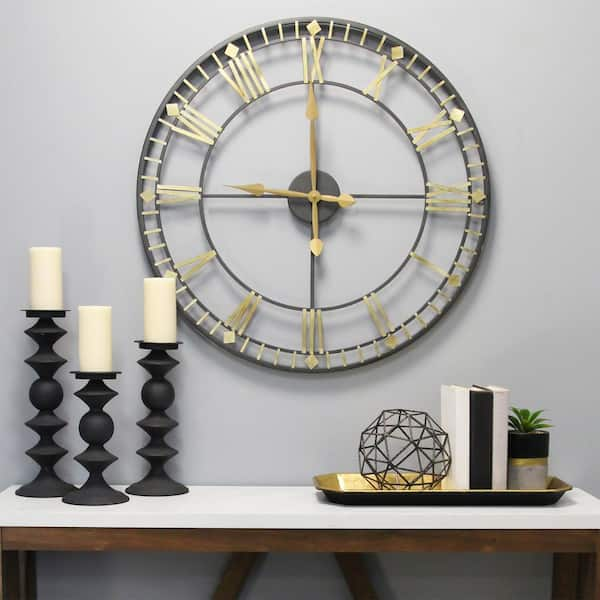  [Thicker Updated] Large Wall Clock, 30 Inch Industrial