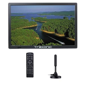 Portable Rechargeable 15.4 in. LED HDTV with HDMI, SD/MMC, USB, VGA, AV In/Out and Built-In Digital Tuner