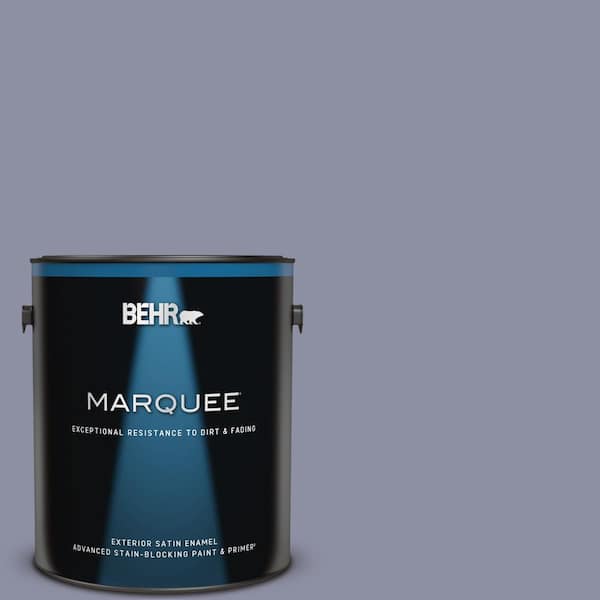 BEHR MARQUEE 1 gal. #S550-4 Camelot Satin Enamel Exterior Paint & Primer