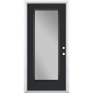 Greatview Doors 36-in x 80-in Wood 3/4 Lite Right-Hand Inswing