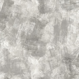 Brushed Strokes Grey Textured Vinyl Wallpaper