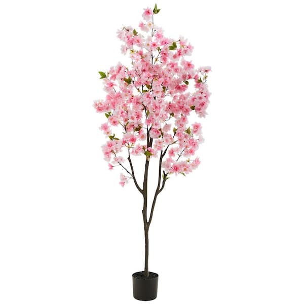 Nearly Natural 6 ft. Artificial Cherry Blossom Tree