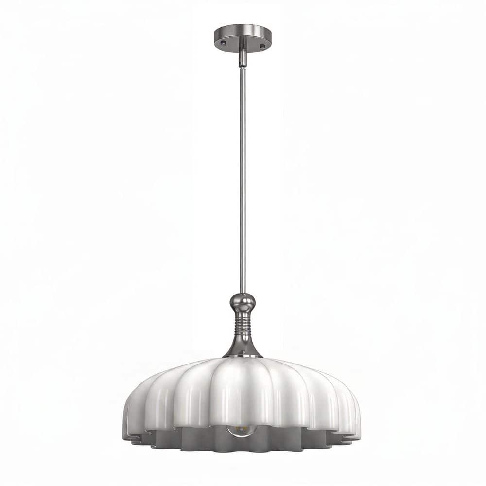 1-Light Classic Metal and Glass Pendant Light for 110V with Standard Operation price history on PriceWatchPro