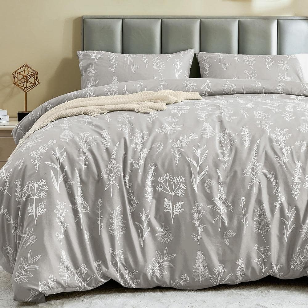 "90""x90"" Queen Size Silver Grey Microfiber 3-Piece All Season Comforter Set, 2 Pillowcases Included" price history on PriceWatchPro