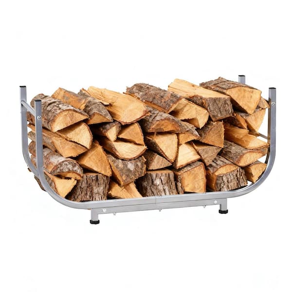 31.69 in. Semi-Elliptical Outdoor Firewood Rack