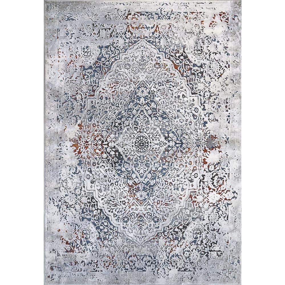 Dynamic Rugs Astro 9 Ft 2 In X 12 Ft Grey Blue Multi Oriental Indoor   Grey White Dynamic Rugs Area Rugs Ot10143954959 64 1000 