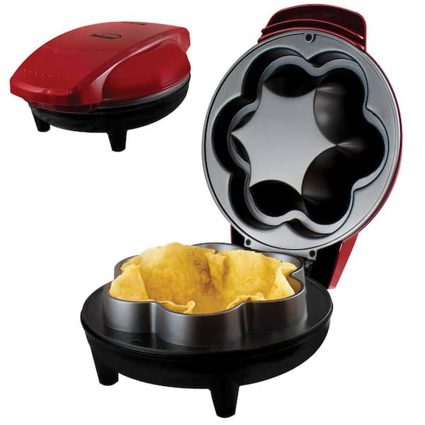 Brentwood Appliances 900 W RED 8 Nonstick Quesadilla Maker TS-120 - The  Home Depot