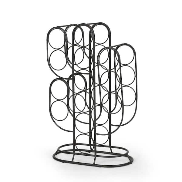 Metal Freestanding Holding Wine Rack for 13 Wine Bottles