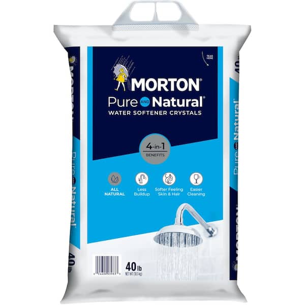 Morton Salt Pure and Natural 40 lbs. Solar Water Softener Salt Crystals