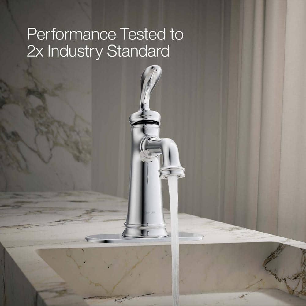 Bellera Polished Chrome Single-Handle Bathroom Sink Faucet