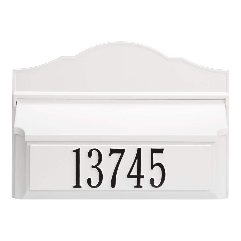 Colonial Wall Mailbox Package #2 (Mailbox and Plaque)