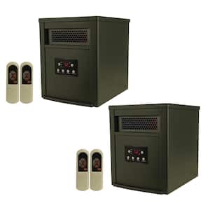 LifePro 6 Element 1500-Watt Portable Infrared Space Heaters (Pair)