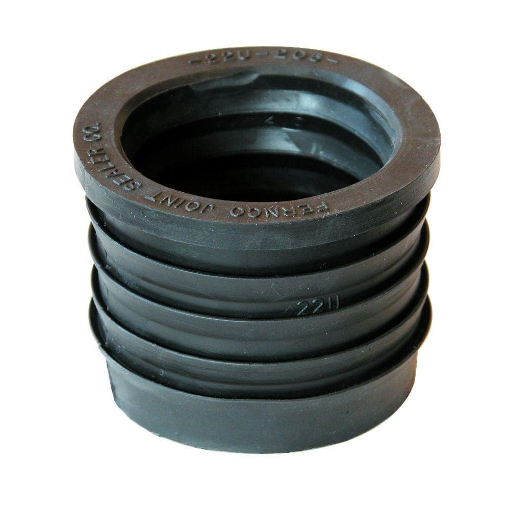 Fernco 2 In Service Weight Cast Iron Hub To 2 In Sch 40 Pvc Compression Donut P22u 205 The Home Depot