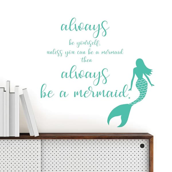 WallPops Mermaid Wall Quote