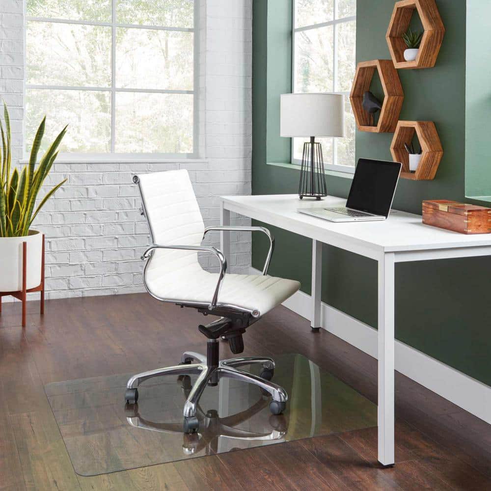 Clear Polycarbonate Office Chair Mat for Hard Floors, 36" x 48"