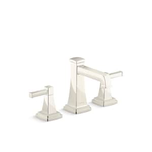 Riff 8 in. Widespread Double Handle Bathroom Faucet in Vibrant Polished Nickel