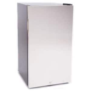 18 in. 113 (12 oz.) Can Solid Stainless Steel Door Beverage Cooler