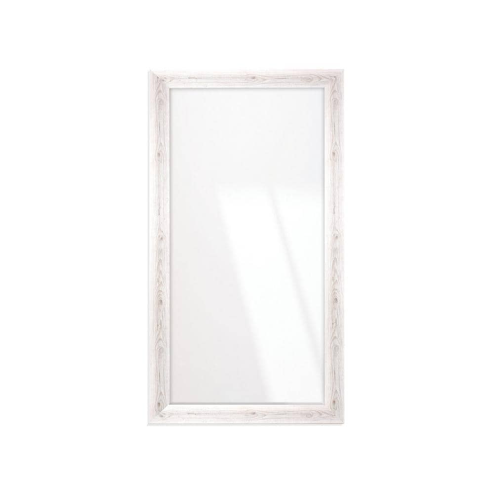 BrandtWorks 33 in. W x 61 in. H Coastal Weather Beaten White Sloped