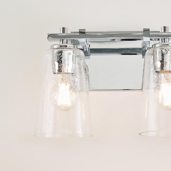 Generation Lighting - Mercer 2-Light Modern Chrome Bathroom Vanity Light