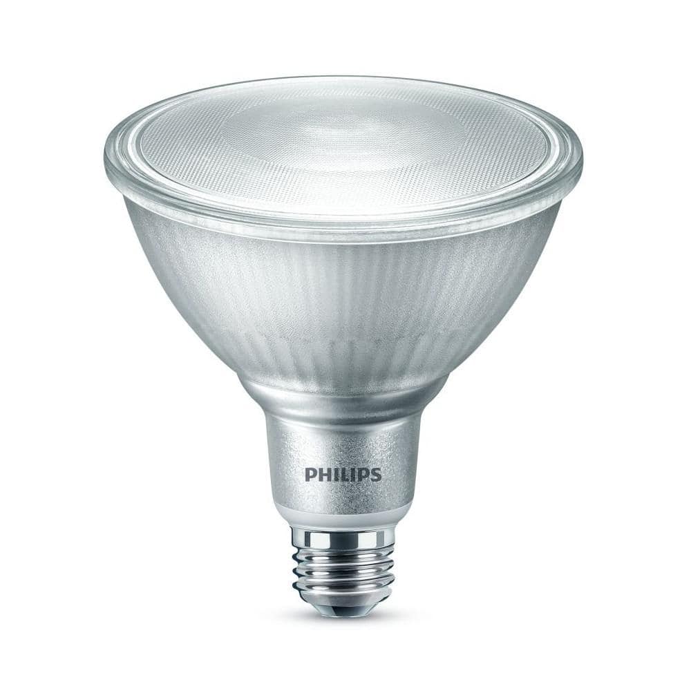 Weiland verschijnen actie Philips 250-Watt Equivalent PAR38 Dimmable High Lumen LED Flood Light Bulb  Bright White (5000K) 539940 - The Home Depot