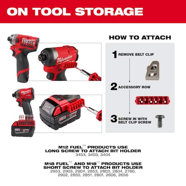 Milwaukee 48-32-4024 50-Piece Shockwave Impact Duty Drill and Drive Set  w/Torx Phillips Square Slotted Insert and Power Bits, Screwdriver Bit Sets  -  Canada