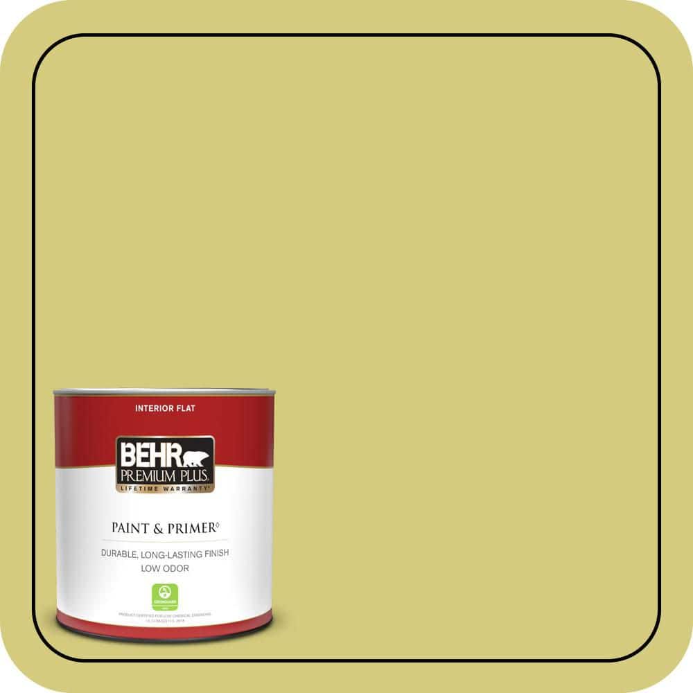1 qt. #P350-4 Spring Grass Flat Low Odor Interior Paint & Primer price history on PriceWatchPro