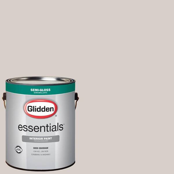 Glidden Essentials 1 gal. #HDGWN09 Clay Bisque Semi-Gloss Interior Paint