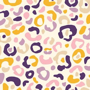 Pink Leopard Spots Peel & Stick Wallpaper Sample