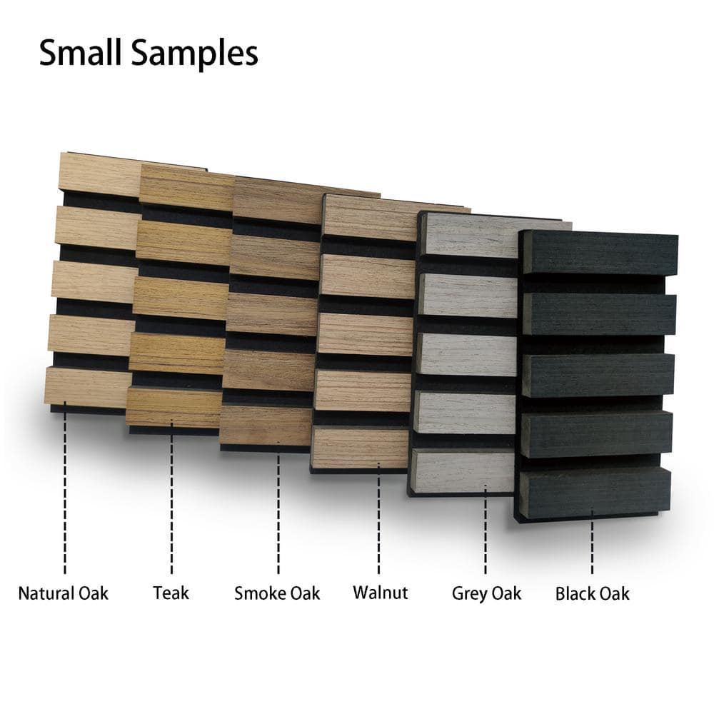 Natural Oak 3D Acoustic Wood Slat Wall Paneling