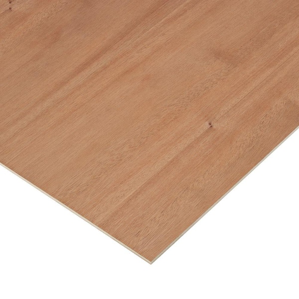 1/4 in. x 2 ft. x 8 ft. 2-Sided PureBond Mahogany Plywood Project Panel
