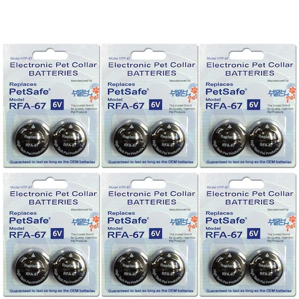 PetStandard Replacement Batteries for PetSafe RFA-67 Pack of 10 