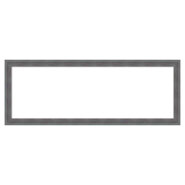 Dixie Grey Rustic 38 in. x 14 in. Wood Framed Dry Erase Magnetic Memo Board