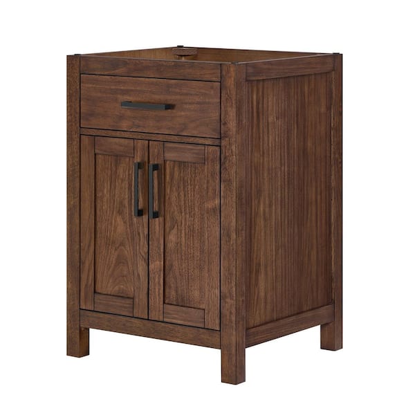 Beckett 23.25 in. Bath Vanity Cabinet without Top in Dark Walnut