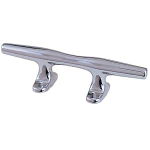 Chrome-Plated Open Base Cleat - 6 in. Length with 3 in. x 1-3/4 in. Base