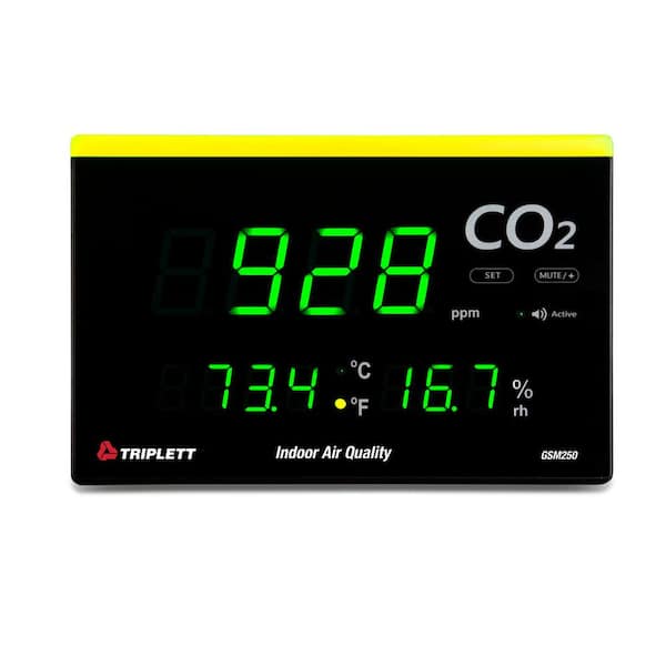 CO2 Digital Monitor Temperature Humidity Tester Air Quality Monitor  Temperature Humidity Meter Infrared Sensor