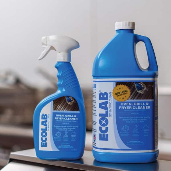 ECOLAB 1 Gal. Oven, Grill and Fryer Cleaner 7700430 - The Home Depot