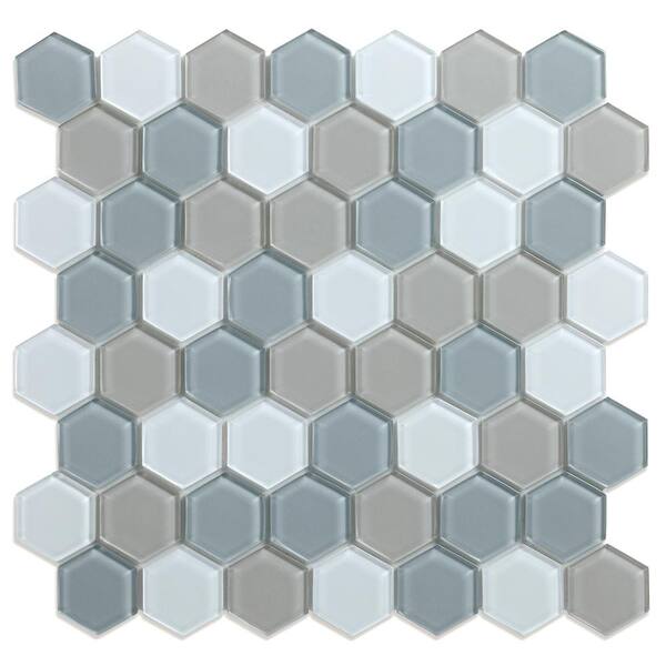 Inoxia SpeedTiles Aurora 11.51 in. x 11.06 in. x 5 mm Glass Self-Adhesive Wall Mosaic Tile (0.88 sq.ft./each)