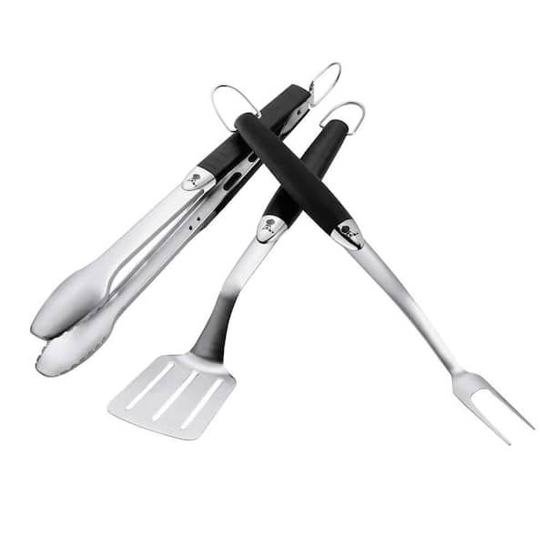 Weber 3-Piece Stainless Steel Grill Tool Set